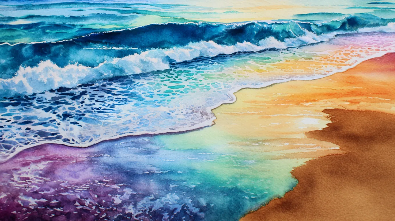 19 Simple Watercolor Nature Ideas For A Calm Aesthetic (20)